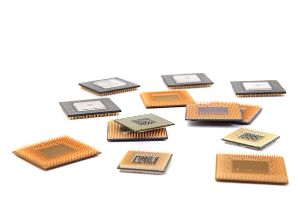 Group of micoprocessors — Stock Photo, Image