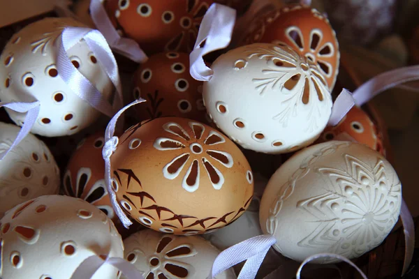 Τσεχική φόντο τα αυγά του Πάσχα — Φωτογραφία Αρχείου