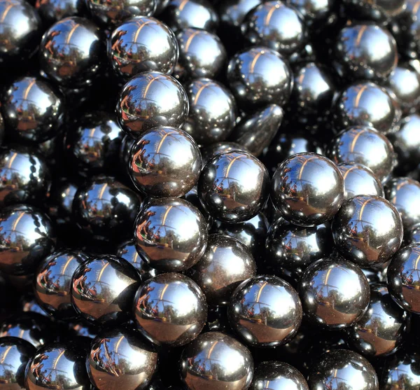 Metal spheres texture — Stock Photo, Image
