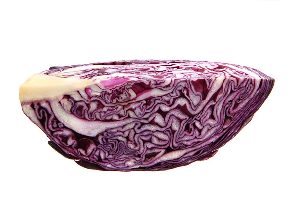 Red cabbage isolated — Stock Photo, Image