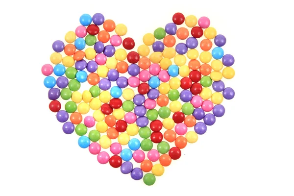 Couleur bonbons coeur — Photo