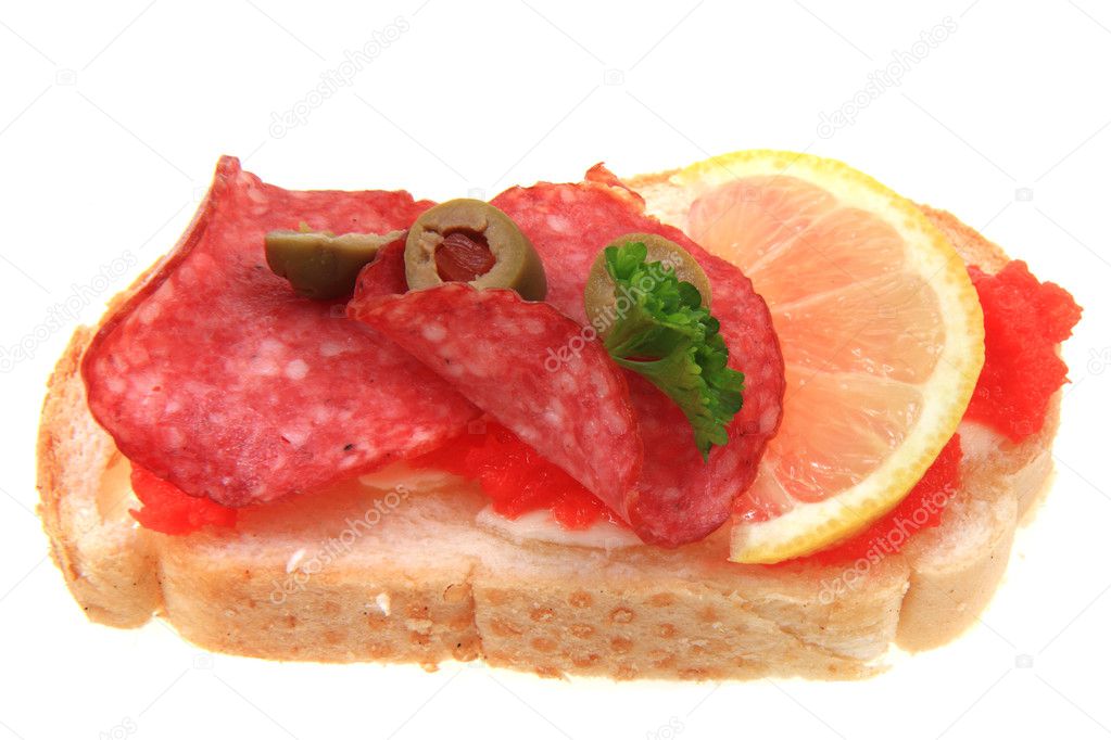 open sandwich (traditional czech) 