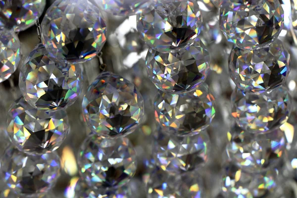 Стеклянные кристаллы фона — стоковое фото