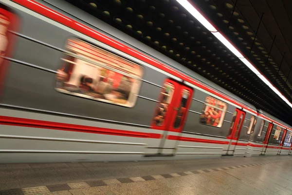 Prague subway station — Stock Photo, Image