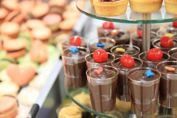 Chocolade desserts — Stockfoto