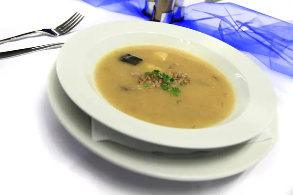 Sopa de cogumelos — Fotografia de Stock