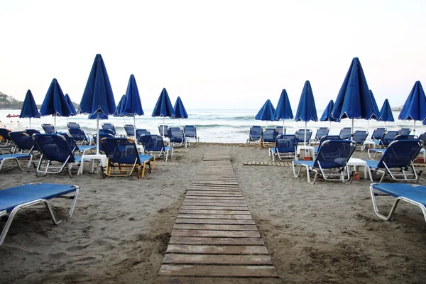 Parasol de plage grec — Photo