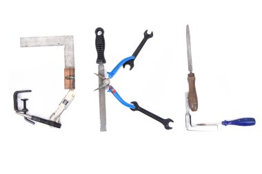 aracı izole alfabe mekanik 