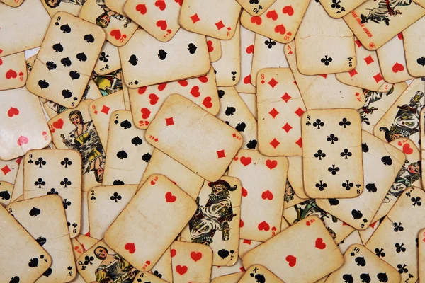 Old playing cards — Stock Photo, Image