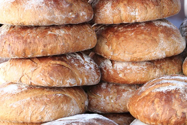 신선한 빵 배경 — 스톡 사진