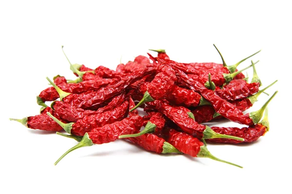 Red dried chilli isolated — Stock Photo, Image