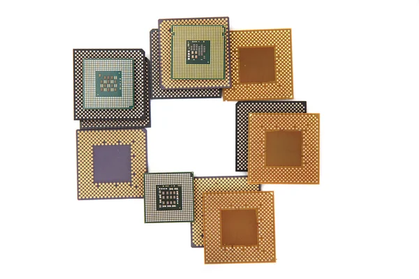 CPU mikroprocesory, samostatný — Stock fotografie