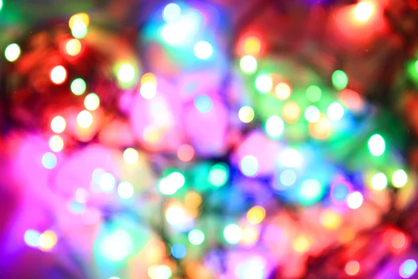 Christmas lights achtergrondkleur — Stockfoto