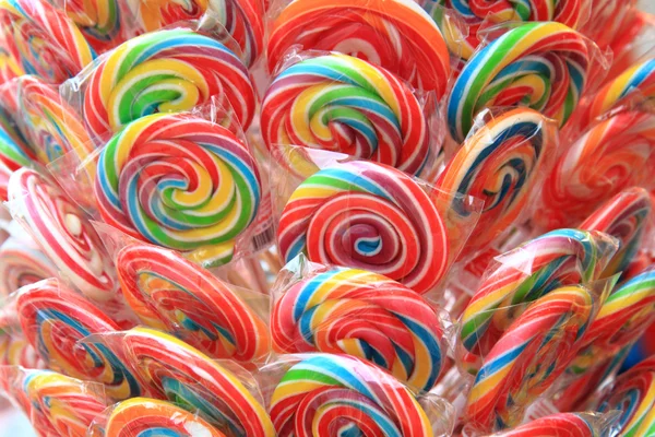 Farbe Lollypops — Stockfoto