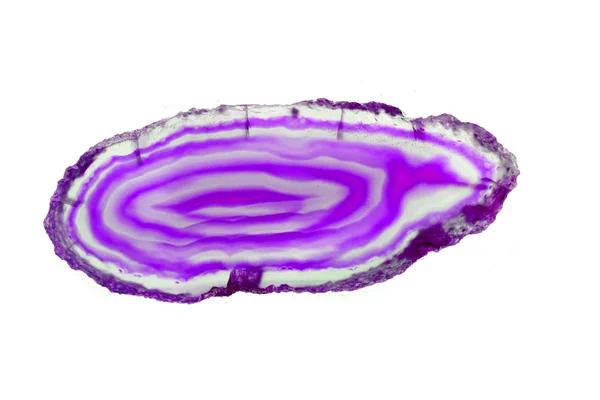 Agate violette isolé — Photo