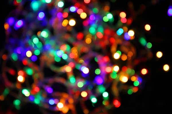 Χριστουγεννιάτικα φώτα φόντο — Φωτογραφία Αρχείου
