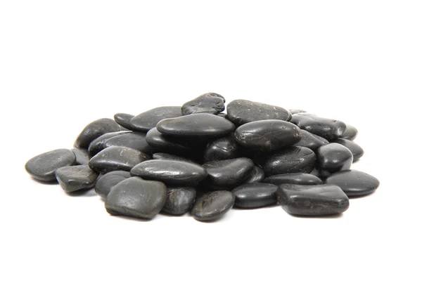 Μαύρες πέτρες απομονώνονται — Φωτογραφία Αρχείου