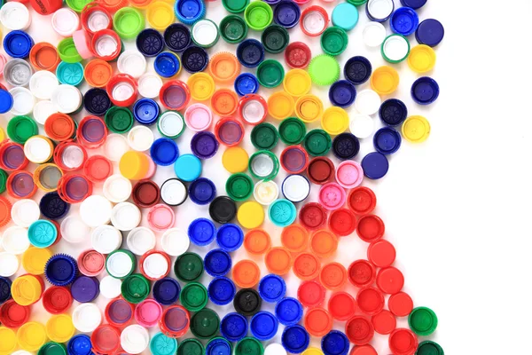 Color plastic caps — Stock Photo, Image