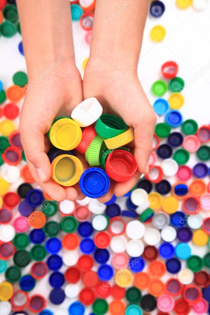 color plastic caps