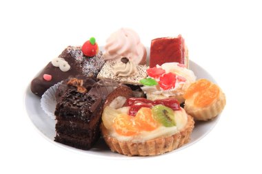 tatlı tatlılar izole