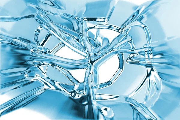 Abstract blue ice texture — Stock Photo, Image