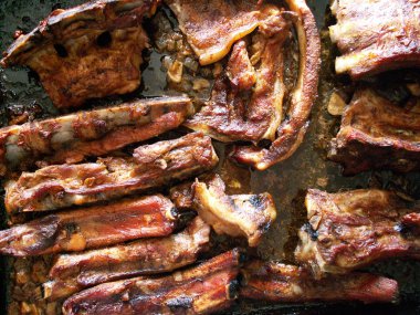 ızgara et arka plan