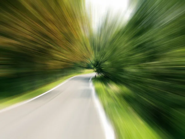 Snelheid op de weg — Stockfoto
