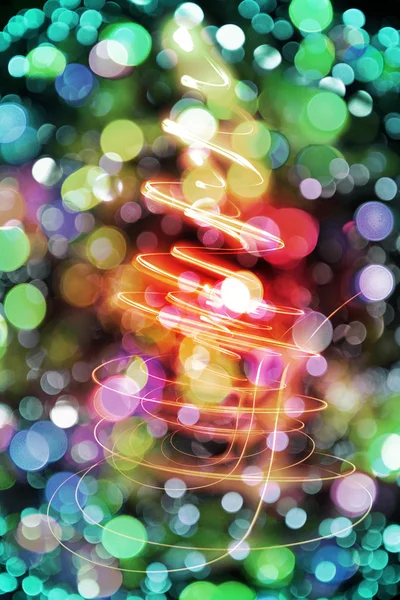 Christmas lights background — Stock Photo, Image