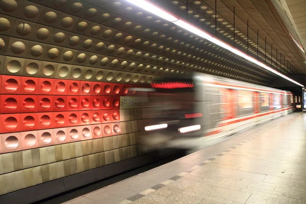 Station van de metro van Praag — Stockfoto