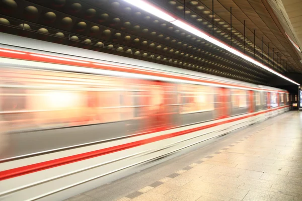 Prague subway station — Stock Photo, Image