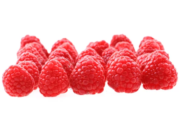 Frische Himbeeren im Hintergrund — Stockfoto