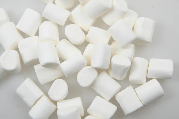 Beyaz marschmallows doku — Stok fotoğraf