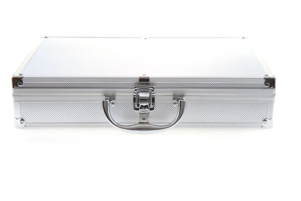 Nieuwe aluminium koffer — Stockfoto