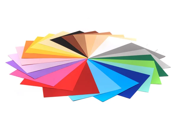 Farbpapiere Hintergrund — Stockfoto