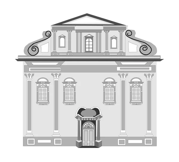 Barokk építészet — Stock Vector