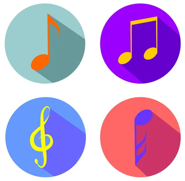 Music note symbols — Stock Vector