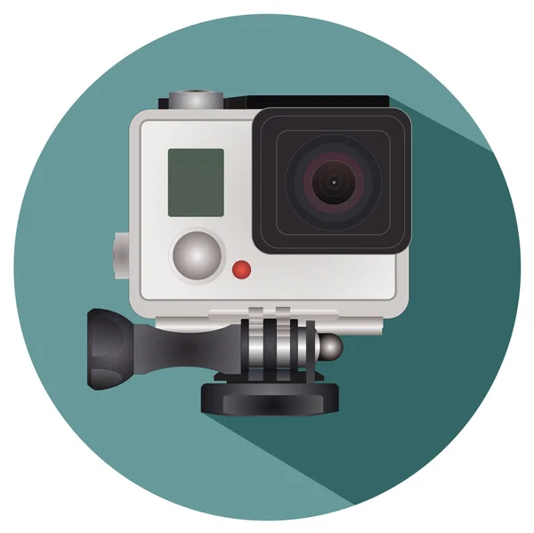 Action camera icon — Stock Vector