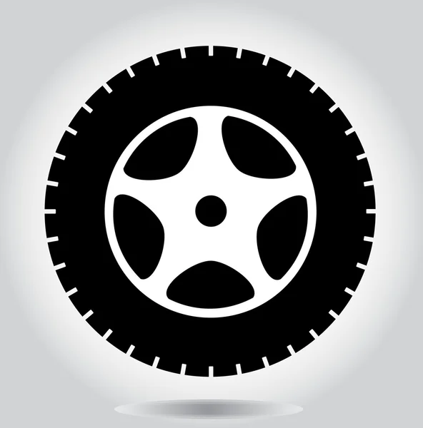 Wheel Icon Graphic — Stock Vector