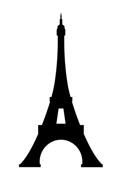 Eiffel tower symbol — Stock Vector