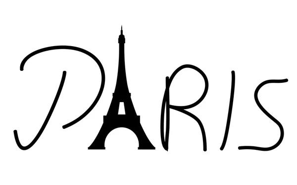 Tour Eiffel de Paris — Image vectorielle