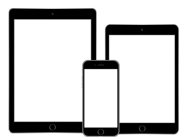 Apple Ipad air et Apple Iphone — Image vectorielle