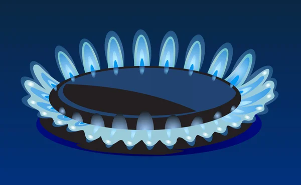 Llamas de gas — Archivo Imágenes Vectoriales