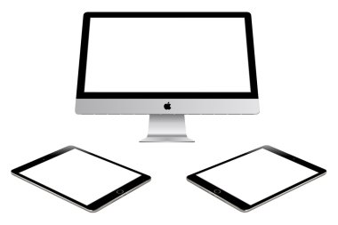 Elma imac ve ipad 2 hava