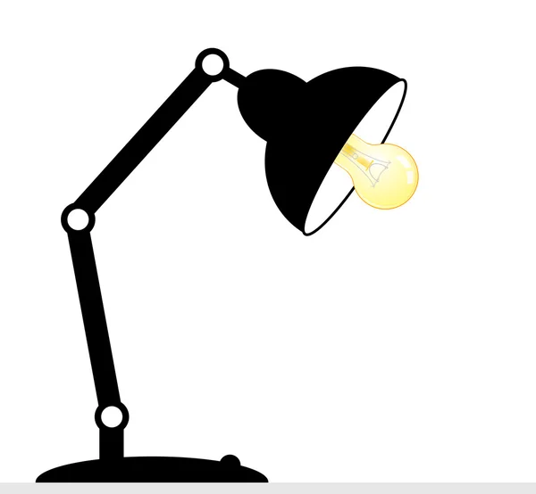 Desk lamp — Stock Vector