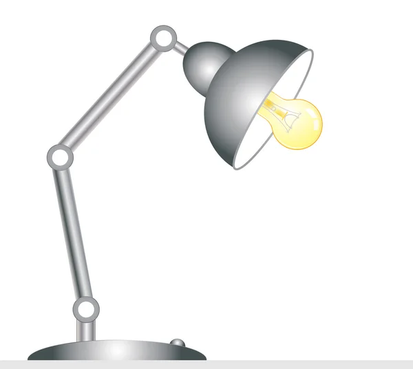 Lámpara escritorio — Vector de stock