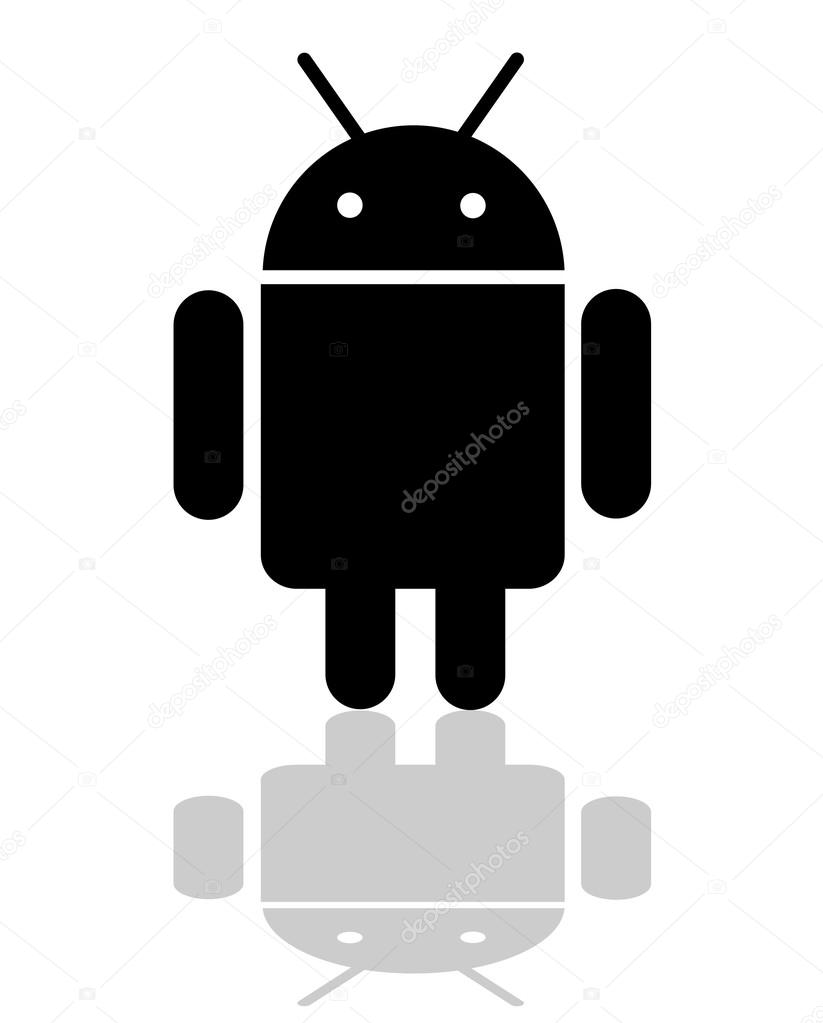 Android phone icon vector