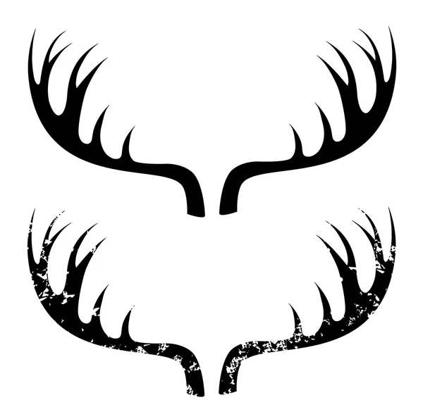 Deer horns — Stock Vector