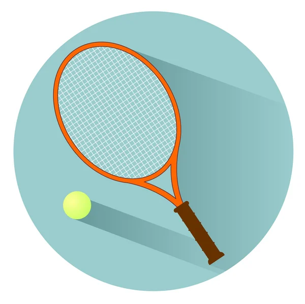 Tenisz ütő — Stock Vector