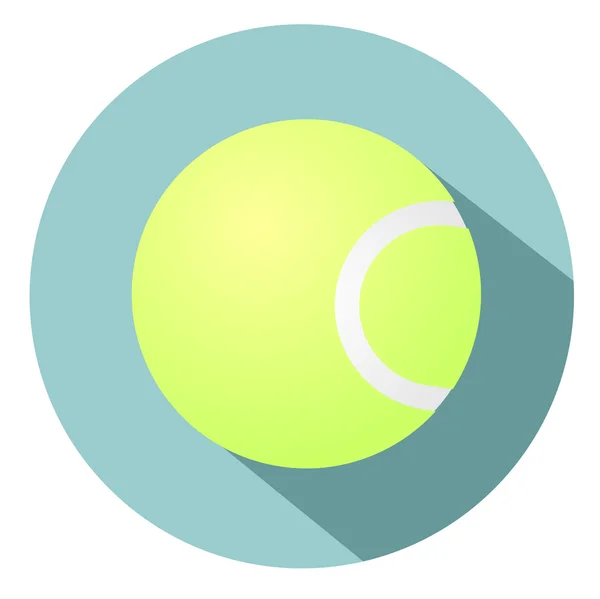 Pelota de tenis — Vector de stock