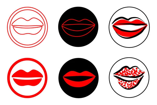 Labios — Vector de stock